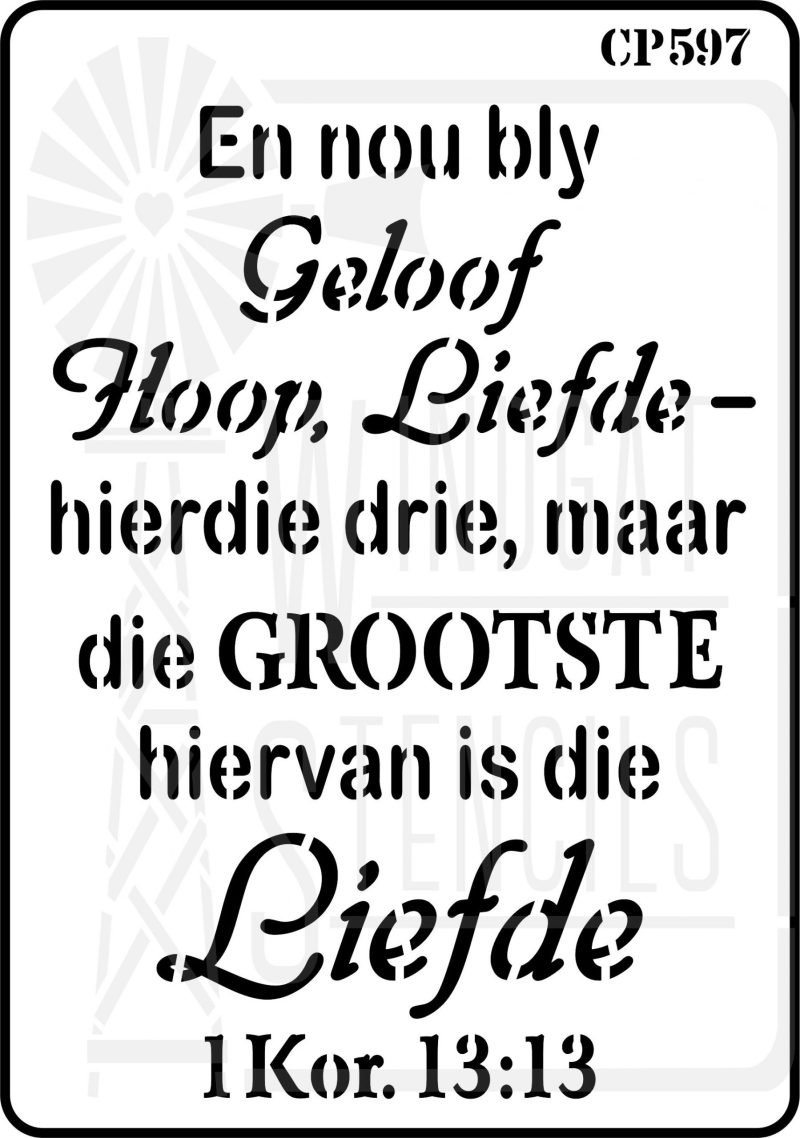 CP597 – Stencil