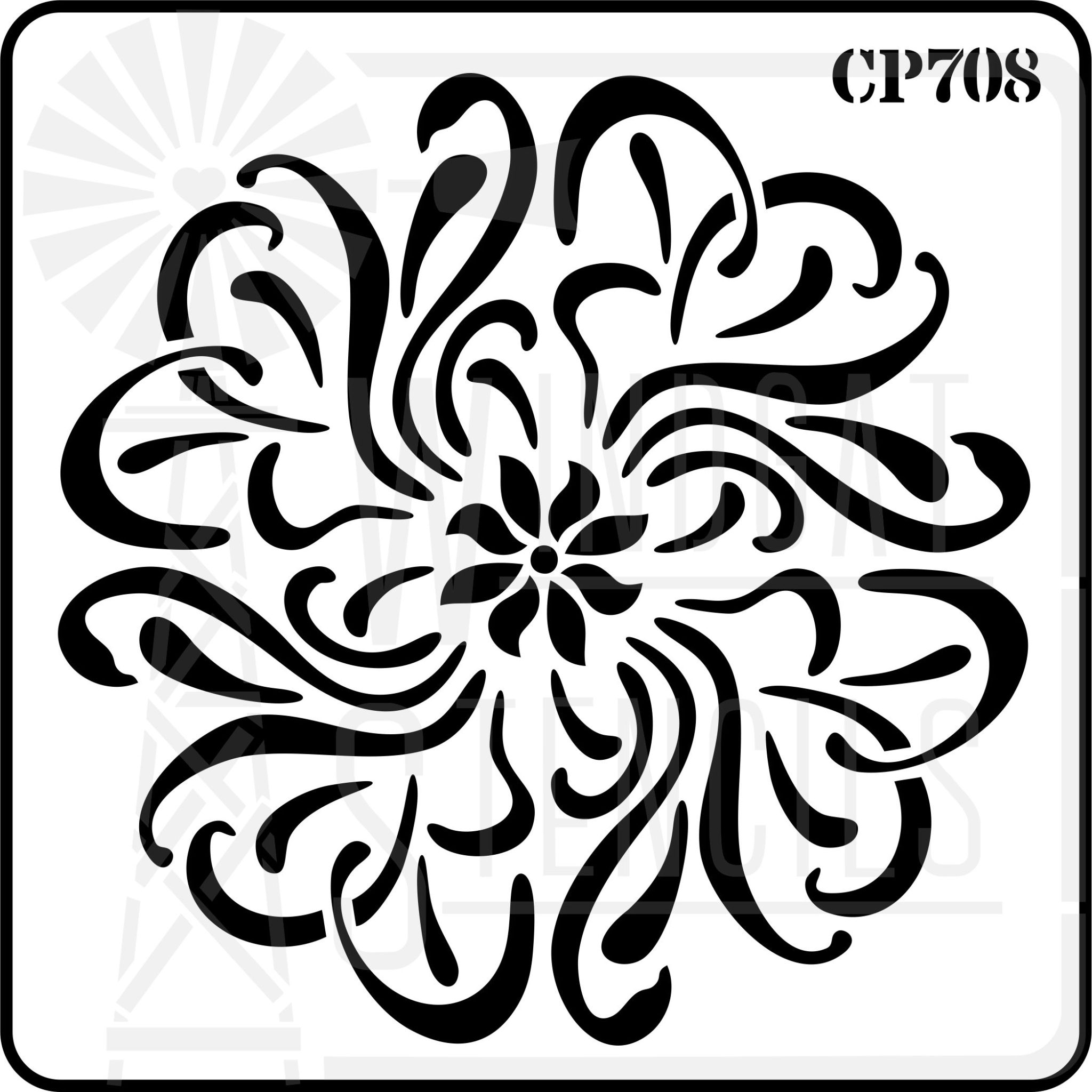CP708 Stencil Windgat Stencils
